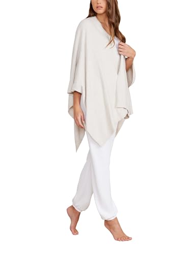 Barefoot Dreams® CozyChic Lite® Heathered Weekend Wrap, Pearl, One Size