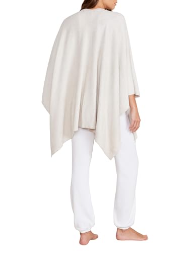 Barefoot Dreams® CozyChic Lite® Heathered Weekend Wrap, Pearl, One Size