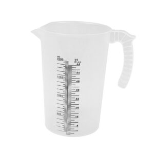 valley industries multi-purpose measuring pitcher - 64oz., translucent