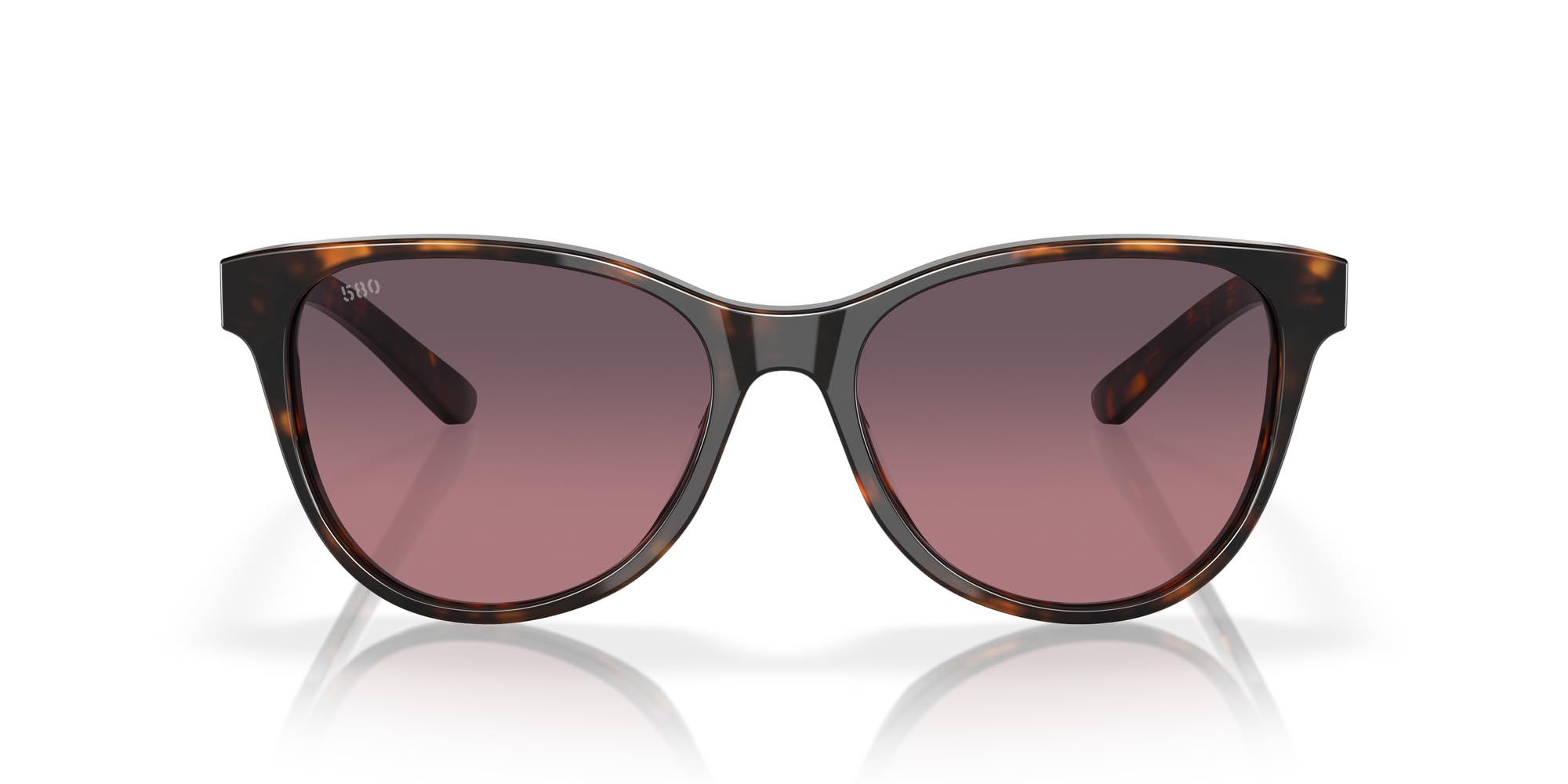 Costa Woman Sunglasses Tortoise Frame, Rose Gradient Lenses, 57MM