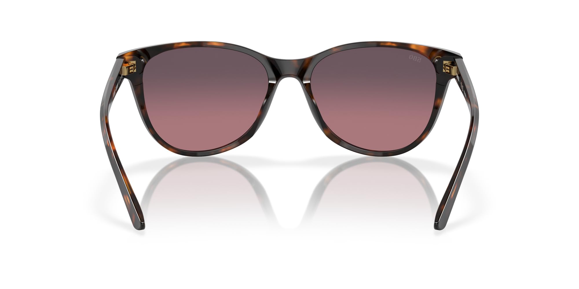 Costa Woman Sunglasses Tortoise Frame, Rose Gradient Lenses, 57MM