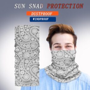 Neck Gaiter Mask Face Scarf Bandana Tube Cover Headwear Balaclava Headband Headwrap for Men and Women