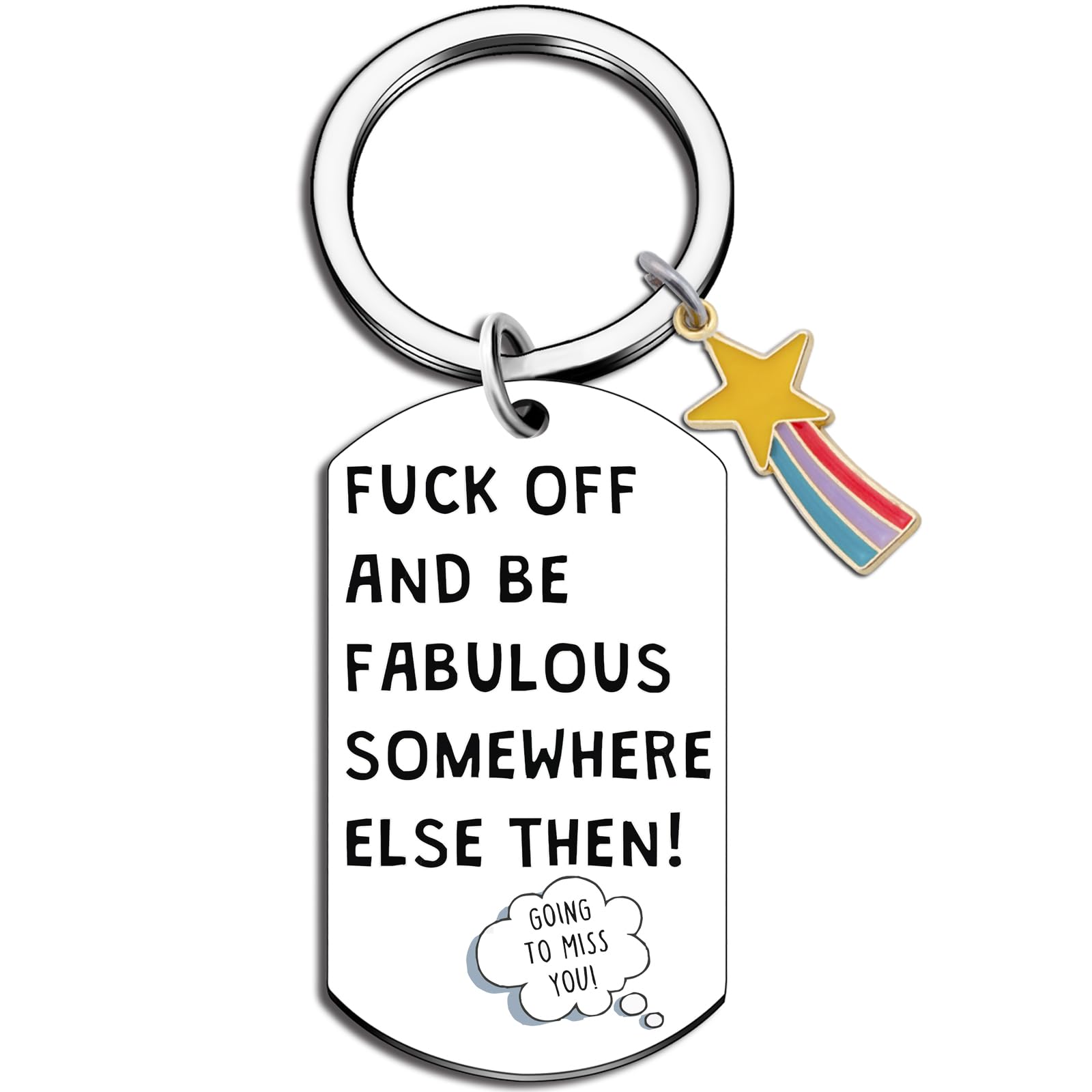 OEHEDOU Farewell Gifts For Coworkers 2024 Graduation Gifts Keychain Humorous Retirement Gifts Funny Going Away Gifts For Coworker Leaving Goodbye Gifts Job Promotion Gifts For Coworkers