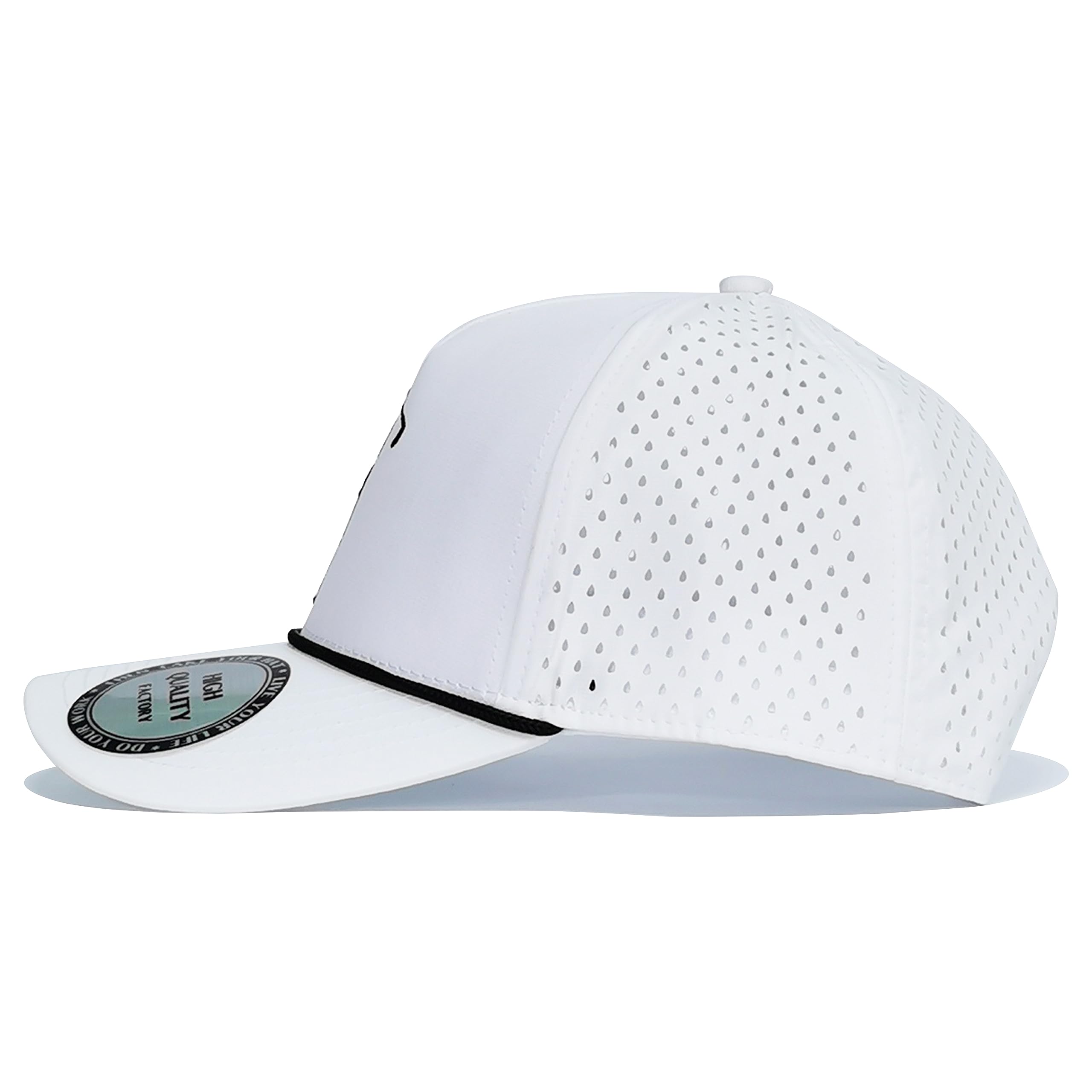 Funny Golf Hats for Men Women,Golf Gifts Skull Baseball Cap for Adults Humor,White 2