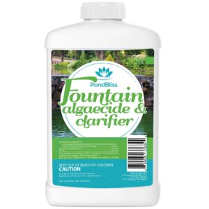 algaecide for fountains – clarify and controls algae for large and small fountain (8 oz)