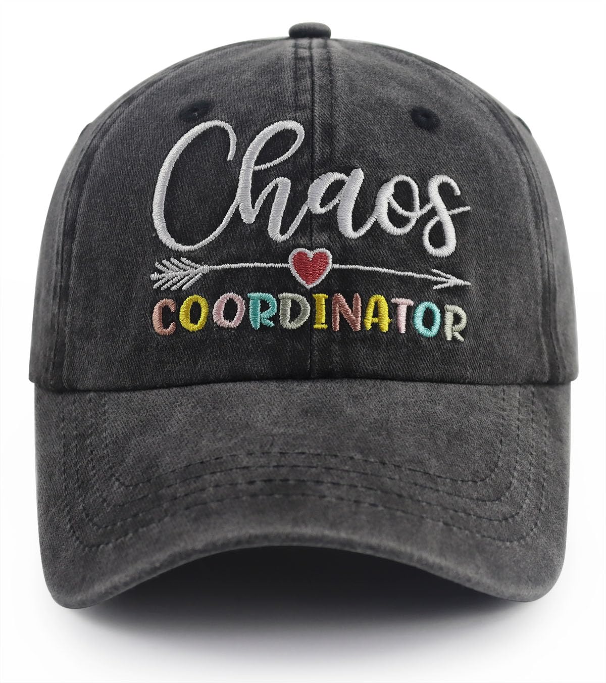 Chaos Coordinator Gifts for Women, Thank You Gifts Hat, Adjustable Embroidered Washed Cotton Boss Lady Baseball Cap, Birthday Christmas Appreciation Gift for Coworkers Office Manager Teachers Nurse