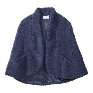 Silvert's Adaptive Clothing & Footwear Women's Ultra Plush Shawl - Navy OS