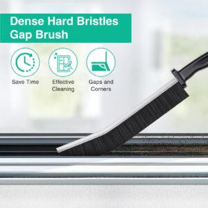 3Pcs Crevice Cleaning Brush, Gap Cleaning Brush, Hard Bristle Crevice Cleaning Brush, Bathroom Gap Cleaning Brush, Grout Cleaner Brush, Multifunctional Crevice Gap Brush Cleaning Brush