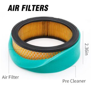 SYOWADA 47 083 03-s1 Air Filter Replacement for Kohler Cv17-cv23 Cv724-cv740 Ch18-25 Ch730-740, K241 Air Filter Replacement for Kohler 47-083-03-s 4708303-s 47 083 03-s1 Am125424 Gy20577 082000204