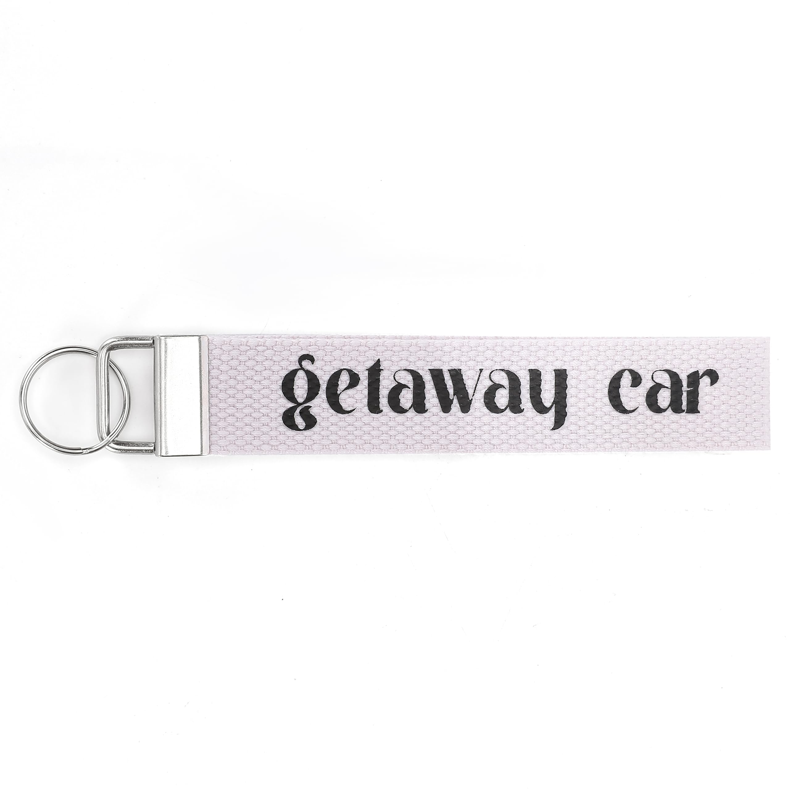 ASVP Shop Getaway Car - Canvas Keychain Key Fob Lanyard Soft Fabric Wristlet