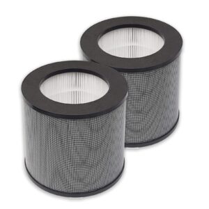 pureburg hse600 replacement filters compatible with hathaspace harmony 600 hepa air purifier,2-pack h13 true hepa 4-stage filtration activated carbon 2-in-1 air clean