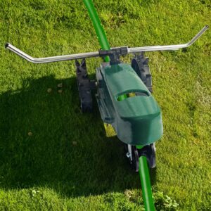 Hourleey Traveling Sprinkler, Heavy Duty Metal Variable Speed Control with Adjustable Arms Sprinkler, 360 Degree Automatic Rotary Sprinkler for Lawn Yard Garden