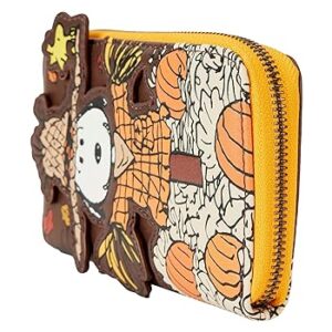 Loungefly Peanuts Snoopy Scarecrow Zip Around Wallet