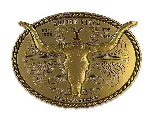 Yellowstone TV Series Dutton Ranch Western Cowboy Heavy Duty Belt Buckle