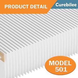 501 Replacement Furnace Filter Compatible with AprilAire 5000 Whole-House Air Purifier - 16x25x6 MERV 15, Clean Air & Dust, 2 Pack