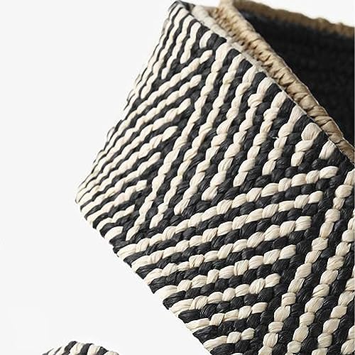 eYLun Women Straw Woven Belt Elastic Braided Stretch Waist Belt Ladies Boho Buckle Dress Buckle Belt Beige