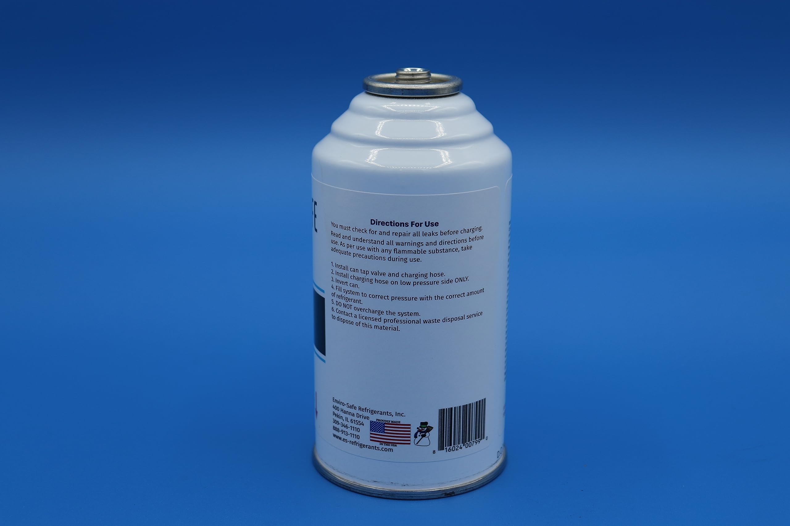 Envirosafe R600a Refrigerant - Case of 12 6oz Cans - R600a for HVAC for Use