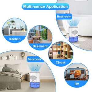 Dehumidifiers for Home 34 OZ Small Dehumidifiers for Room with Auto Shut Off, Mini Dehumidifiers for Bedroom Bathroom Closet Desktop Office RV