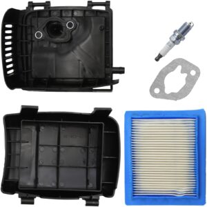 syowada 14 743 03-s air filter cover kit replacement for kohler xt650 xt675, xt650-3021 air filter cover base cleaner kit replacement for husqvarna toro 22" recycler lawn mower