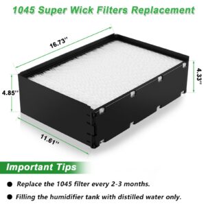 1045 Super Wick Humidifier Filter Replacement Compatible with 1045 Air-care Essick Humidifier Model H12300/H12300HB/H12400/H12400HB/H12600/H12600/H12001/H12AEUO/H12AUKP (1)