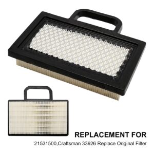 SYOWADA 405700-407700 Air Filter Replacement For BS 4209 4223 499486 499486S 5063B 5063D 5063H 5063K 5069, 33926 Replacement For John Deere D140 And D140 Z425 Series Engines.