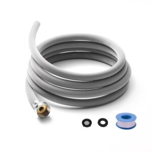 dehumidifier hose for drainage 3/4" fht, with premium brass connectors (4ft)