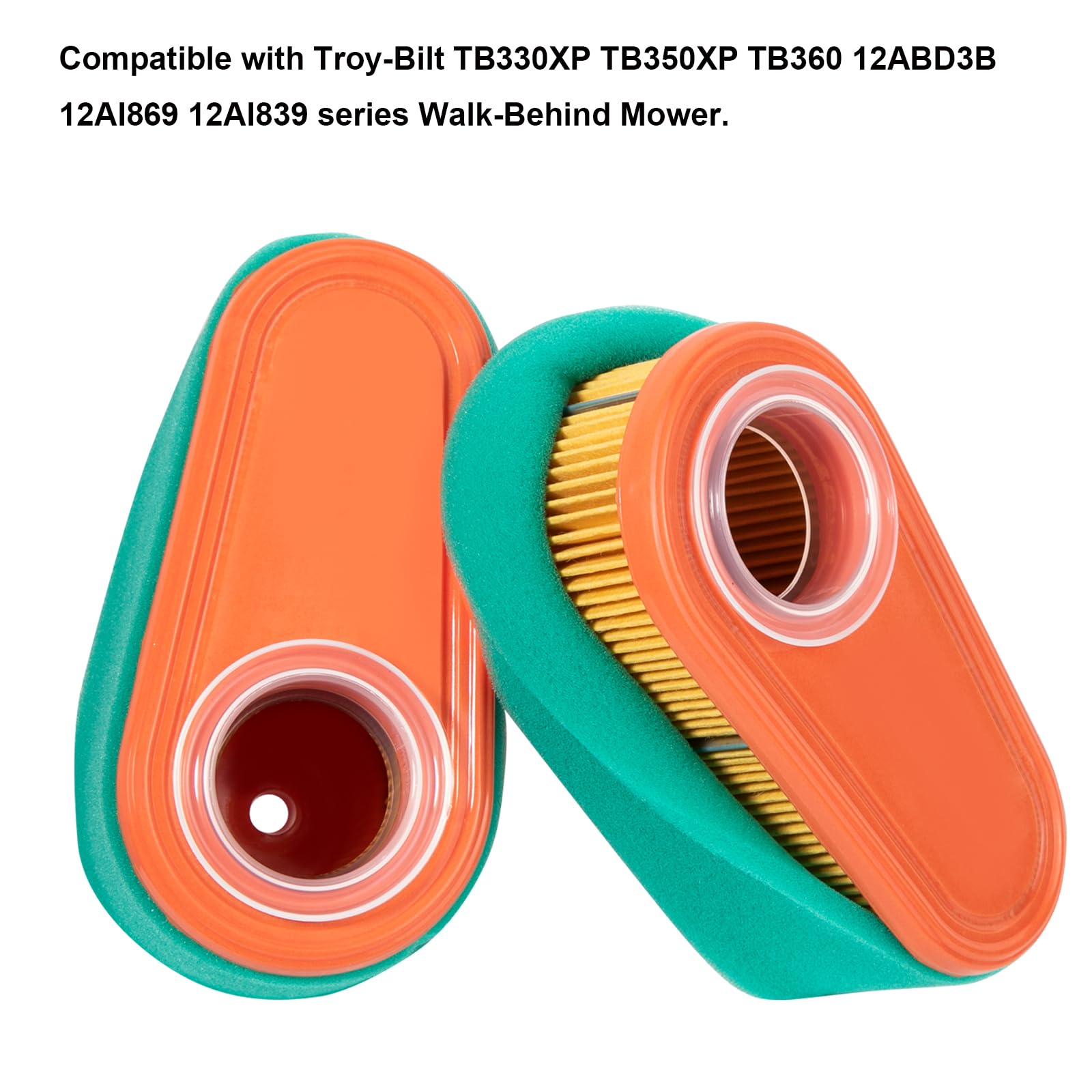 ZLKSKER 1pcs 795066 Air Filter with Pre Filter Replace for B&S 775 775EX 800 800E 825E 850 850E 875EX 950E Series Engine Fit Lawn Mower Air Cleaner Element