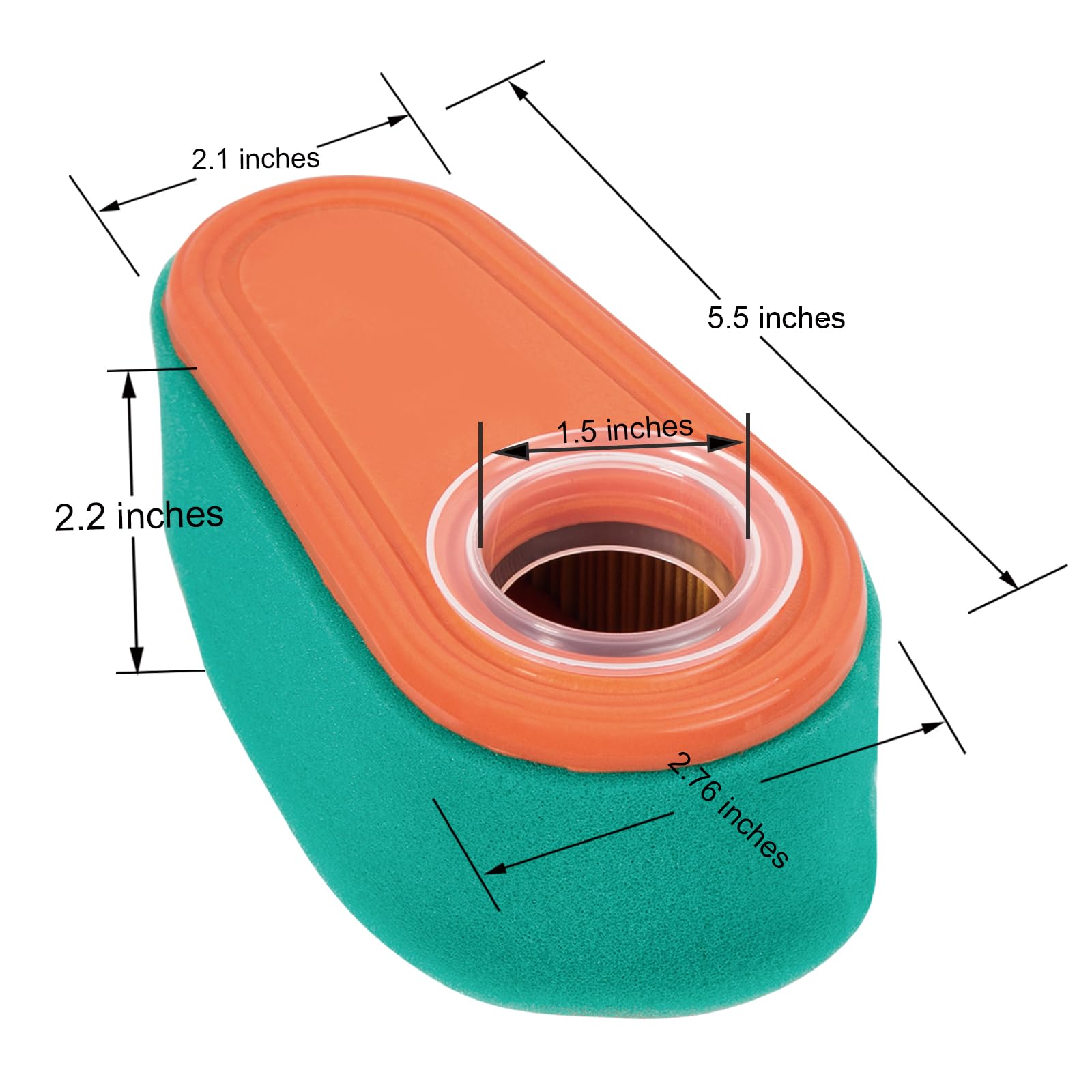 ZLKSKER 1pcs 795066 Air Filter with Pre Filter Replace for B&S 775 775EX 800 800E 825E 850 850E 875EX 950E Series Engine Fit Lawn Mower Air Cleaner Element