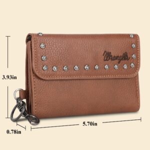 Wrangler Wallet for Women Slim Trifold Credit Card Cases & Money Organizers