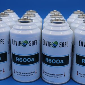 Envirosafe R600a Refrigerant - Case of 12 6oz Cans - R600a for HVAC for Use