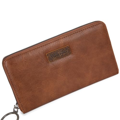 Wrangler Womens Wallet Wristlet Long Purse Designer Clutch Large Capacity Credit Card Holder Gifts for Women