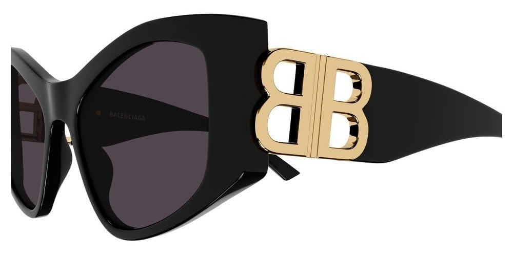 Balenciaga BB0287S Black/Black 55/19/130 women Sunglasses