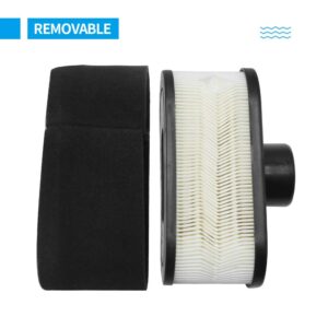 Hoypeyfiy Lawn Mower Tractor 11013-7047 Air Filter Oil Filter Kit Replacement for Kawasaki FR651V FR691V FR730V FS481V