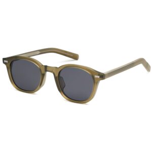 sojos retro vintage square sunglasses for women men uv400 protection shades sunnies sj2316, olive green frame/grey lens