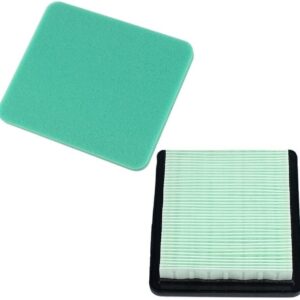 GCV160 Air Filter Tune Up Kit Fit for Honda GCV190 GC190 GC160 GX100 HRC216 HRR216 HRR2169VKA HRX217 Lawn Mower,Spark Plug 17211-ZL8-023 Air Cleaner