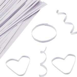 Easytle 600 Pcs 5" White Paper Twist Ties Bread Ties White Twist Ties Twisty-Ties Bag Ties Twist Ties for Bags Bread Wire Ties Twist Tie for Party Cello Candy Bread Coffee Bags Cake Pops