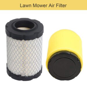 4 Pack Air Filter 591334 796031 Lawn Mower Engine Filters For 594201 797704 Replacement Plus Foam Pre-Cleaners