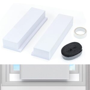 bjade's window air conditioner side foam panel for u-shaped window air conditioner unit,insulation panels window seal kit,summer and winter heat and draft insulating