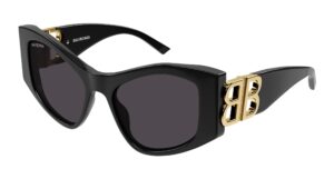 balenciaga bb0287s black/black 55/19/130 women sunglasses