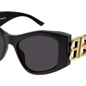 Balenciaga BB0287S Black/Black 55/19/130 women Sunglasses