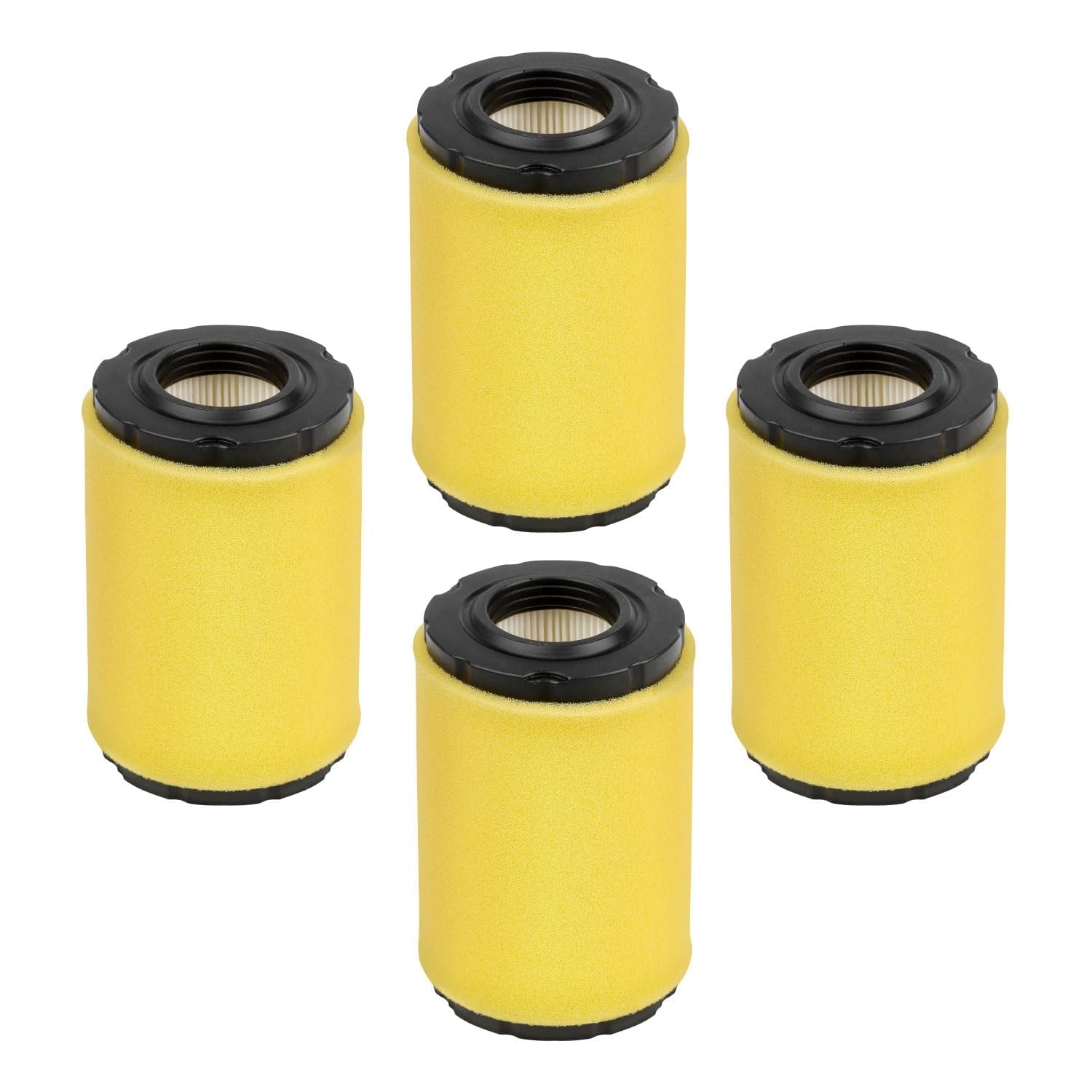 4 Pack Air Filter 591334 796031 Lawn Mower Engine Filters For 594201 797704 Replacement Plus Foam Pre-Cleaners