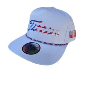 All Possibilities 369 USA Titties Gray with White Mesh Golf Hat Men Women Funny Baseball Cap Trucker Hat (US, Alpha, One Size, White)