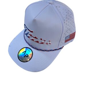 All Possibilities 369 USA Titties Gray with White Mesh Golf Hat Men Women Funny Baseball Cap Trucker Hat (US, Alpha, One Size, White)