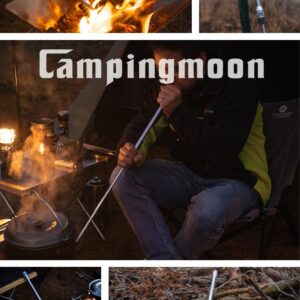 CAMPINGMOON Fire Blowing Stick Split Type Compact Fire Starter MS-43