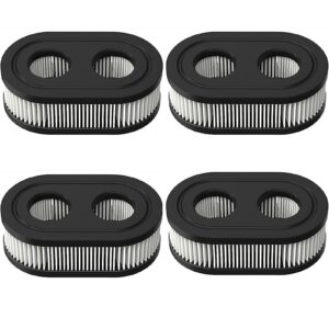 4Pack Air Filter, Suitable for 593260 798452 334404Series Engine 550E 500EX 550EX 625 575EX 4247 5432 5432K 09P00 09P702 Lawn Mower Air Filter Mower Series Engine