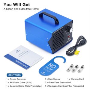 ONAMOR Bundle | Ozone Generator 36000mg/h and Ozone Generator 40000mg/h - Ozone Machine Ionizer & O3 Deodorizer for Home, Smoke, and Pet Room.