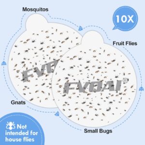 FVOAI Sticky Glue Board for Zap T3 H3 M3 Pro Fly Traps(Pack of 10)