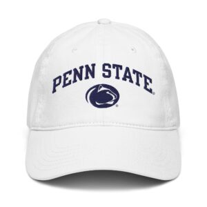 Penn State Nittany Lions Arch Over White Officially Licensed Adjustable Baseball Hat