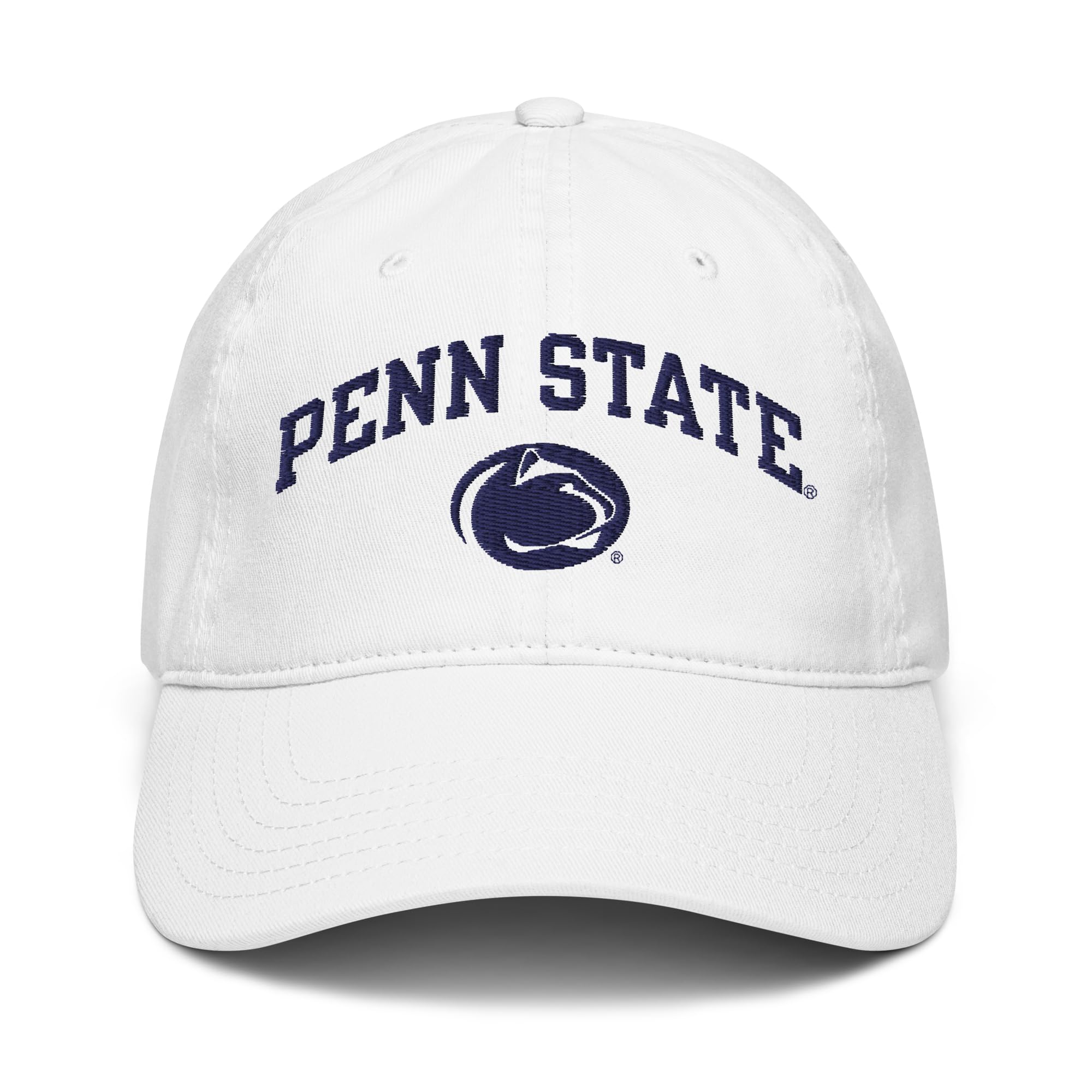 Penn State Nittany Lions Arch Over White Officially Licensed Adjustable Baseball Hat