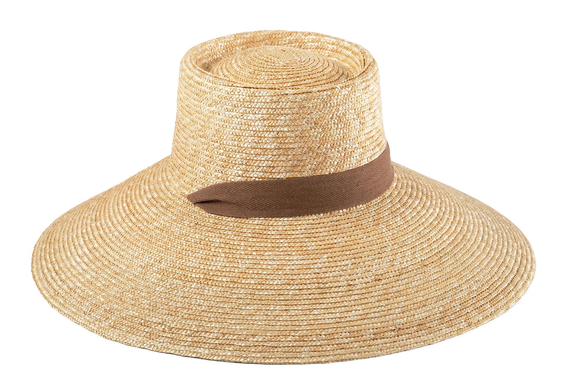 Lack of Color Women's Paloma Wide-Brimmed Straw Sun Hat (Small, Natural)